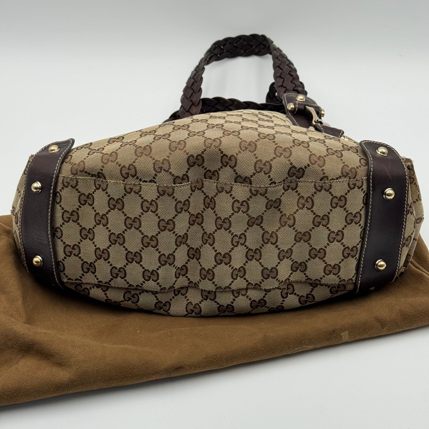 Gucci Monogram GG Canvas Pelham Vintage Shoulder Bag