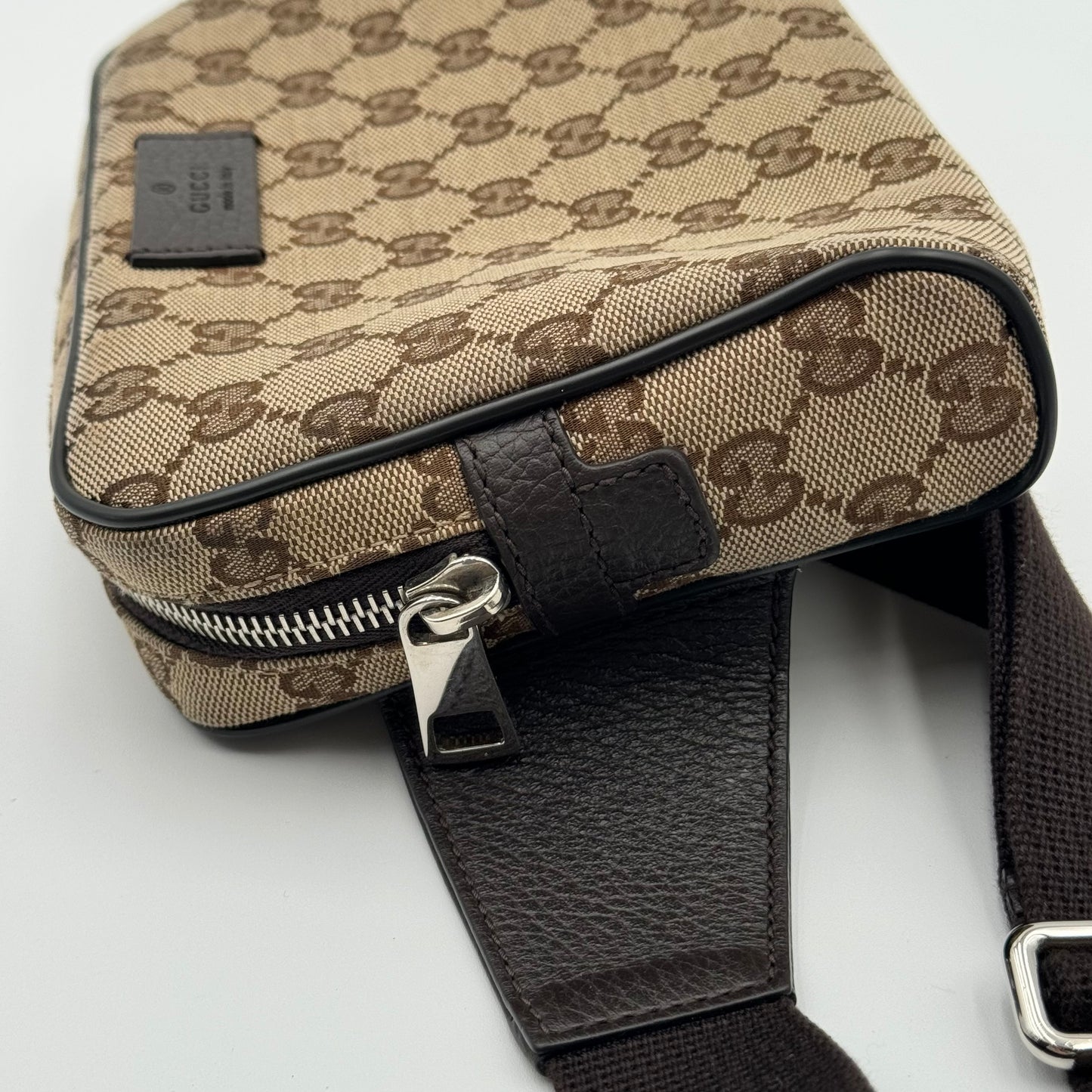 Gucci Monogram Beige GG Canvas Belt Bag/Fanny