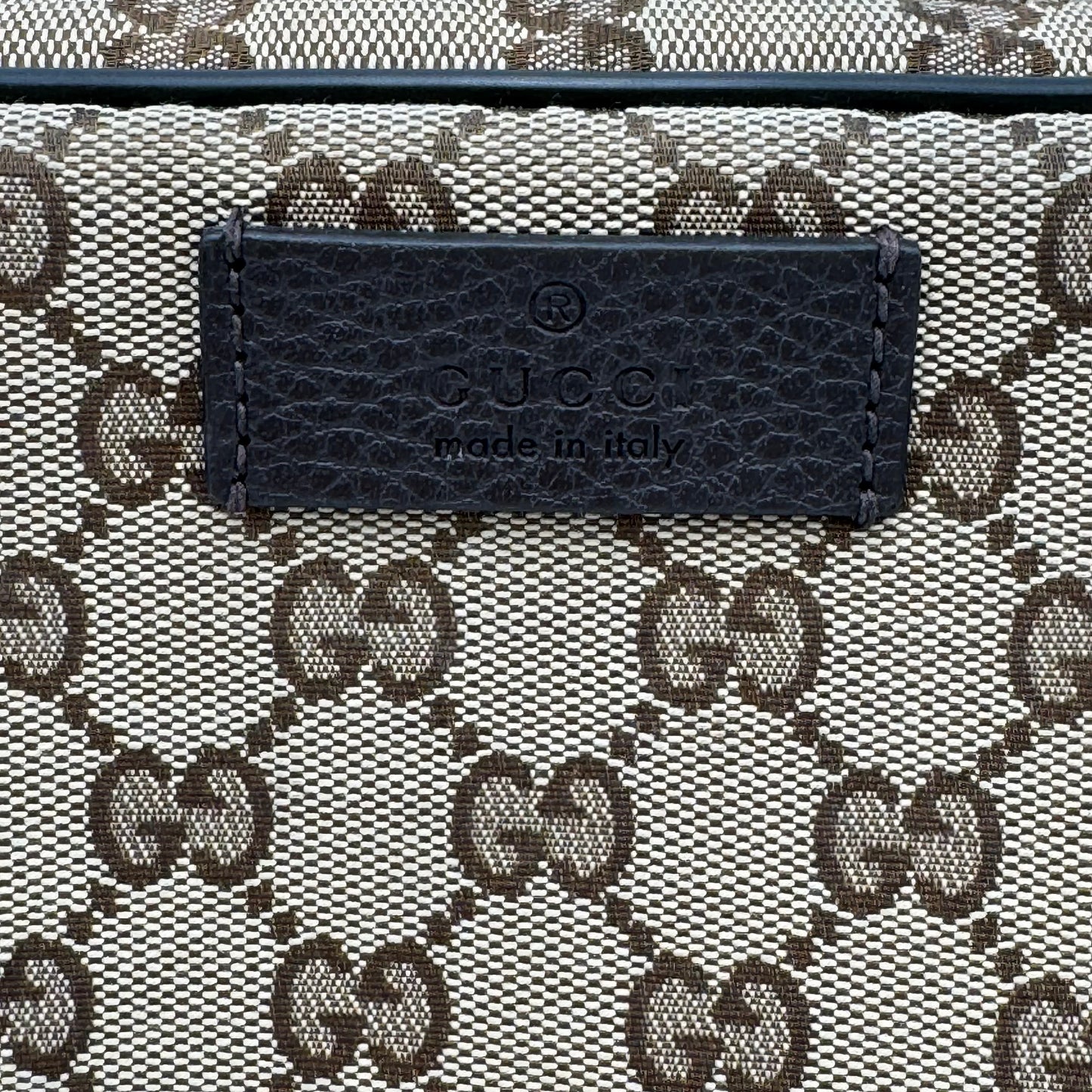 Gucci Monogram Beige GG Canvas Belt Bag/Fanny