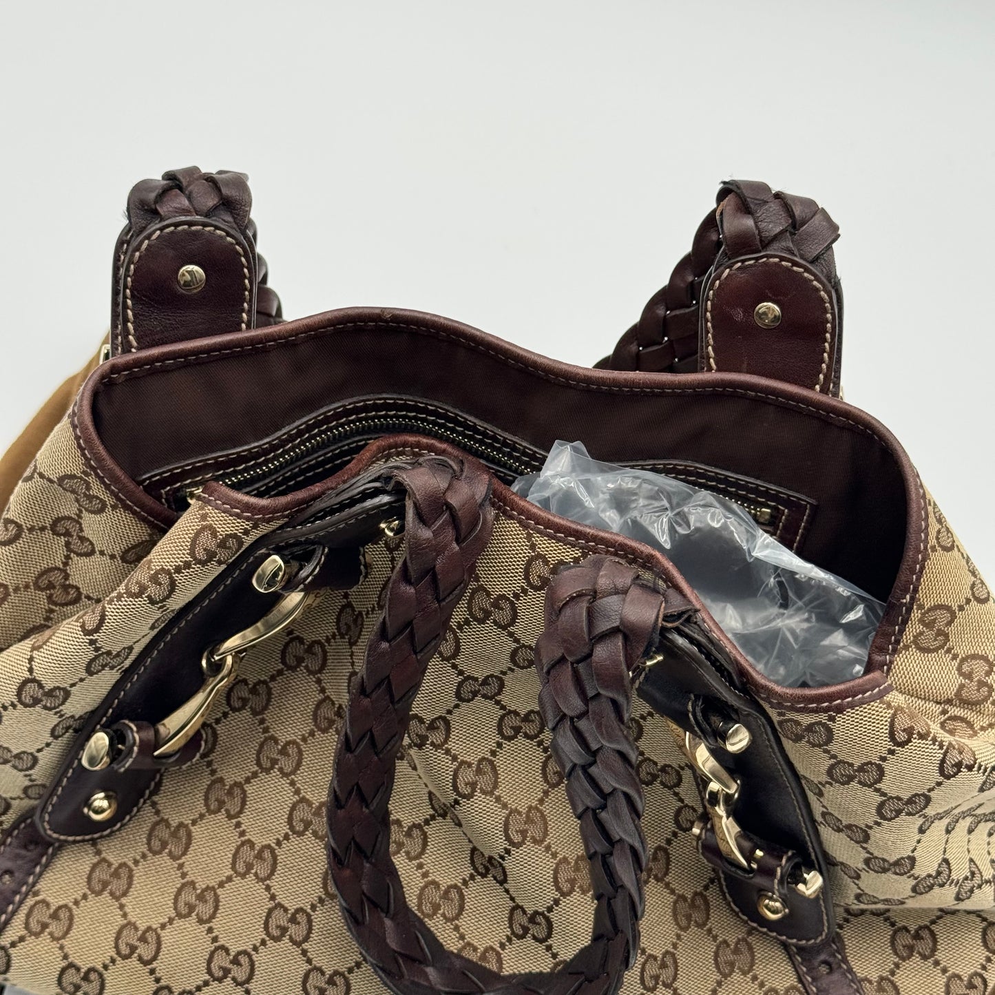 Gucci Monogram GG Canvas Pelham Vintage Shoulder Bag