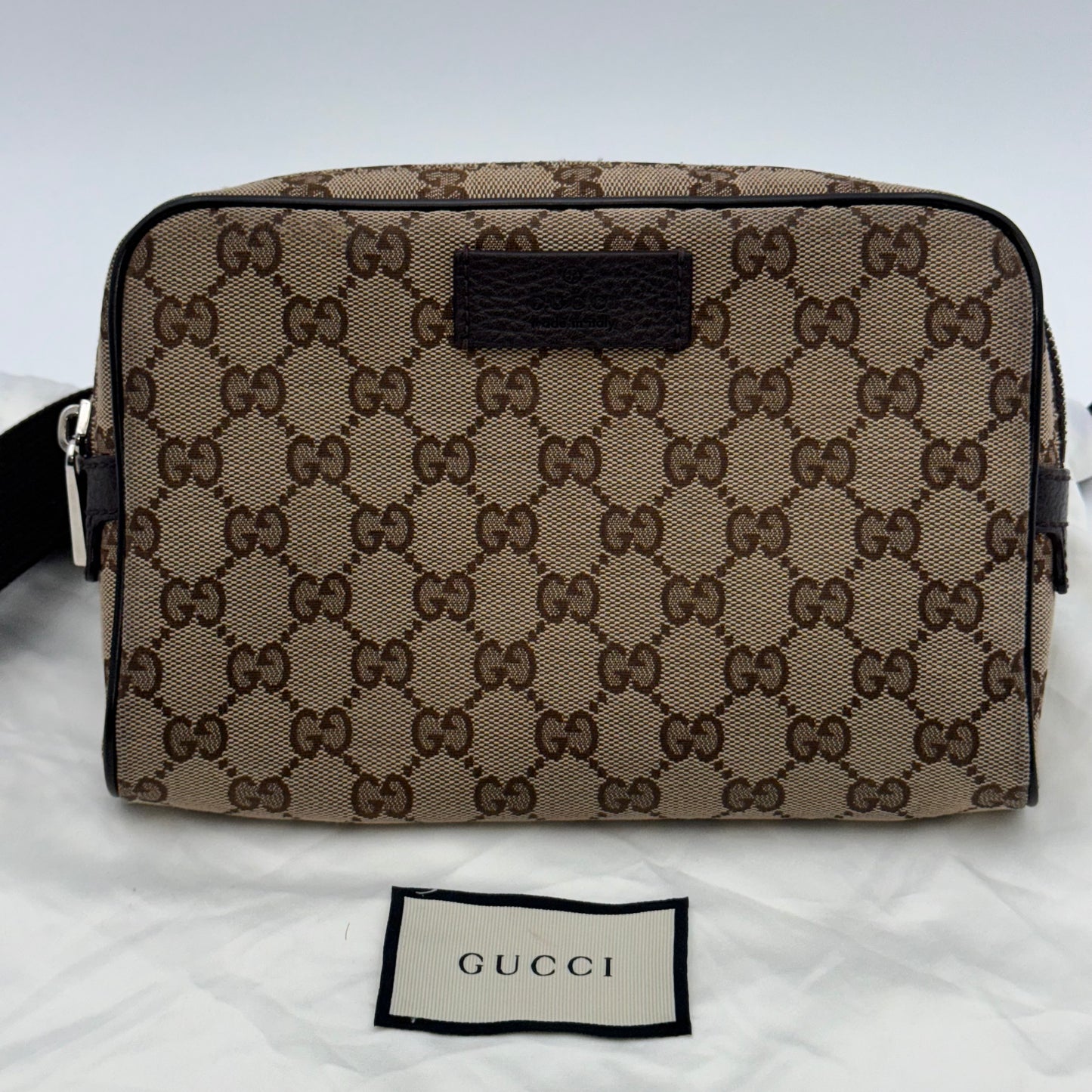 Gucci Monogram Beige GG Canvas Belt Bag/Fanny