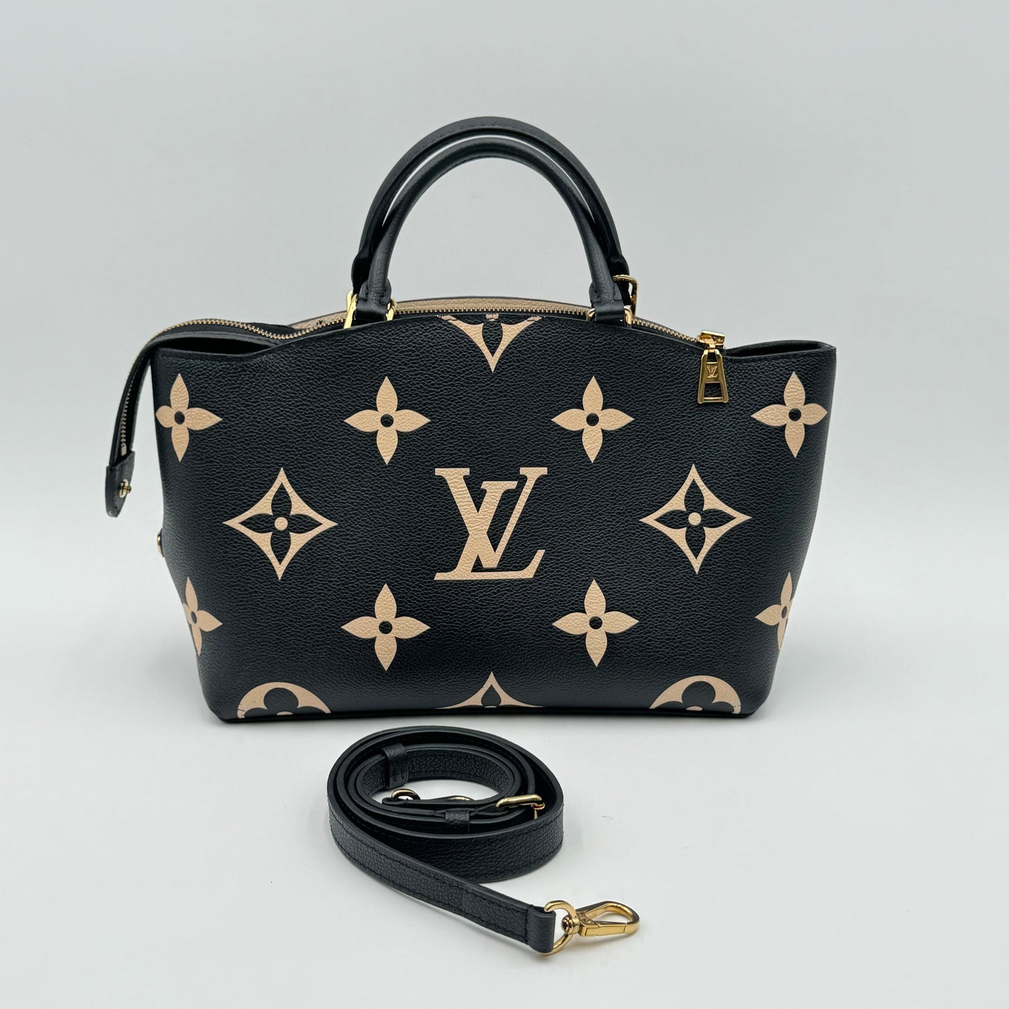 Louis Vuitton Petit Palais Bicolor Monogram Empreinte Leather (Receipt Included)