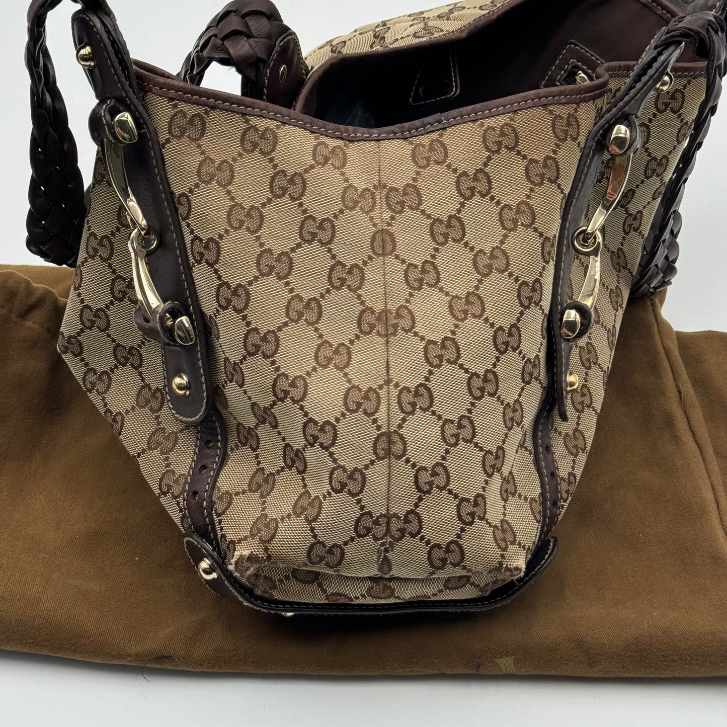 Gucci Monogram GG Canvas Pelham Vintage Shoulder Bag