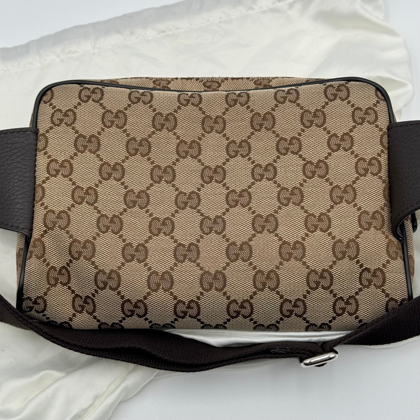 Gucci Monogram Beige GG Canvas Belt Bag/Fanny