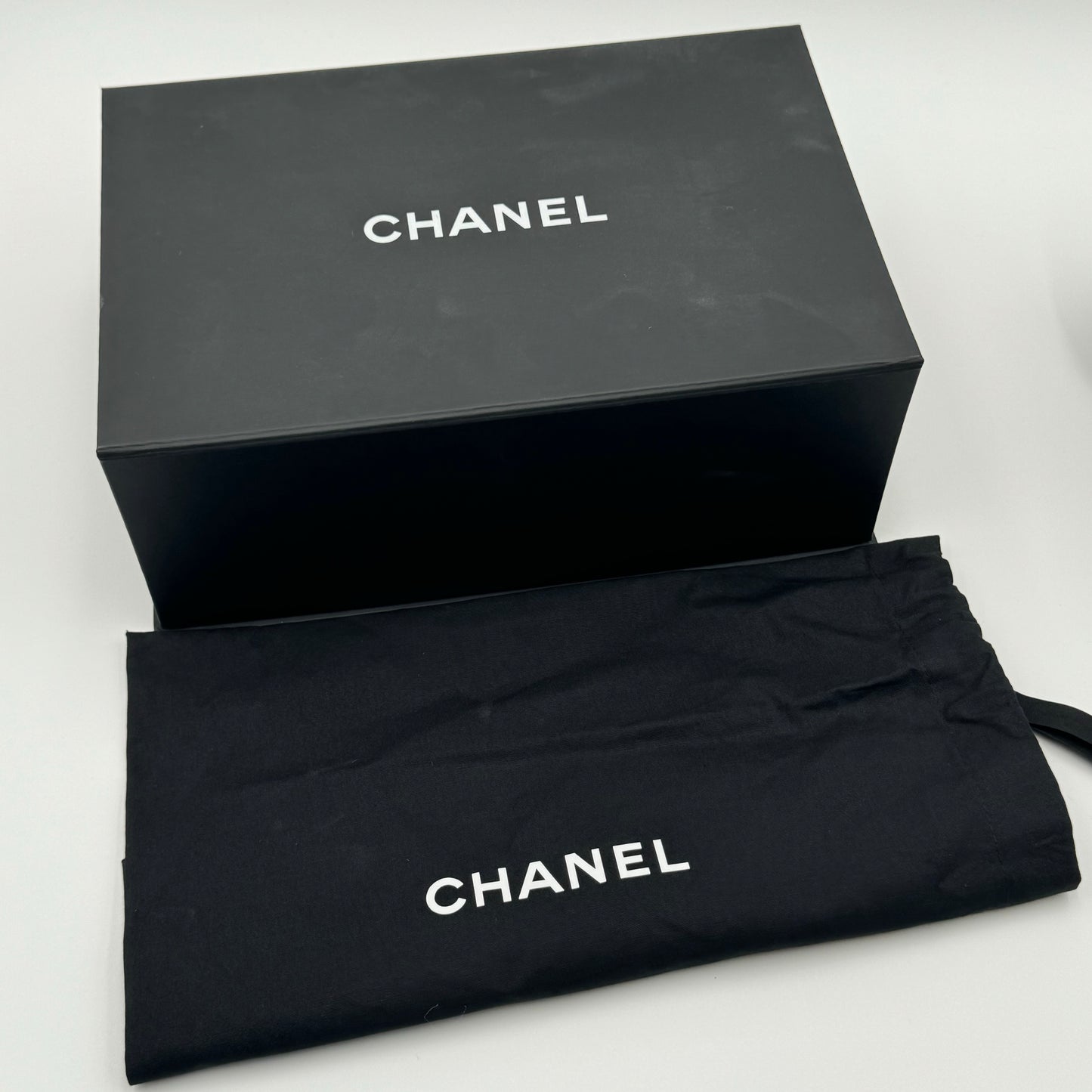 Chanel Veau Grain Black Flap Bag With Gold Hardware (Full Set W Receipt & Tags)