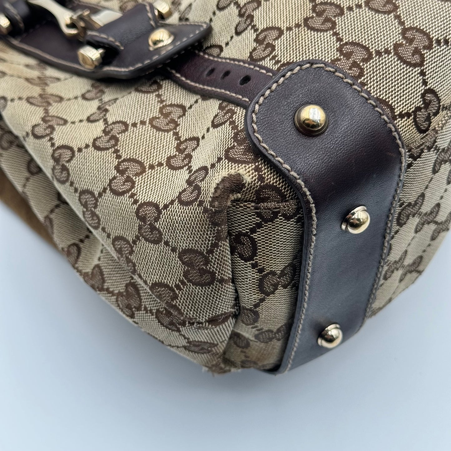 Gucci Monogram GG Canvas Pelham Vintage Shoulder Bag