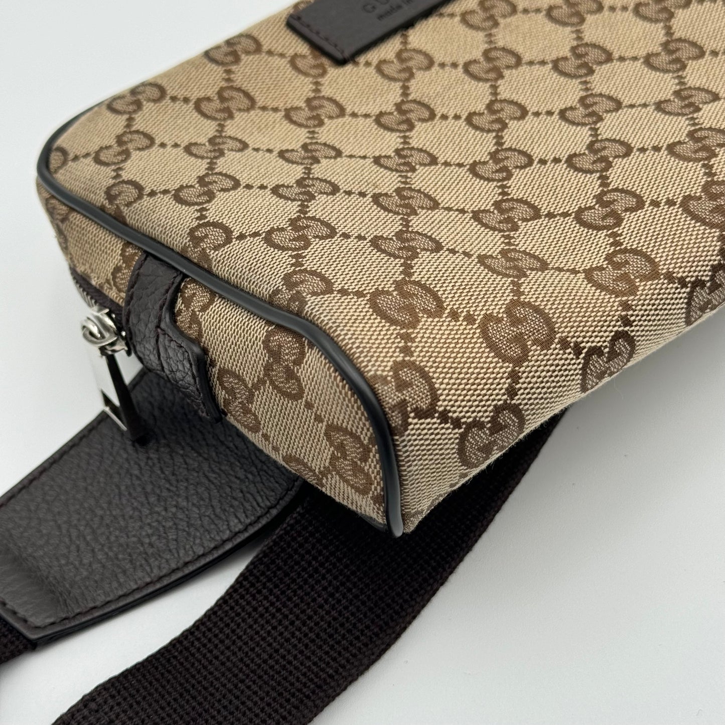 Gucci Monogram Beige GG Canvas Belt Bag/Fanny