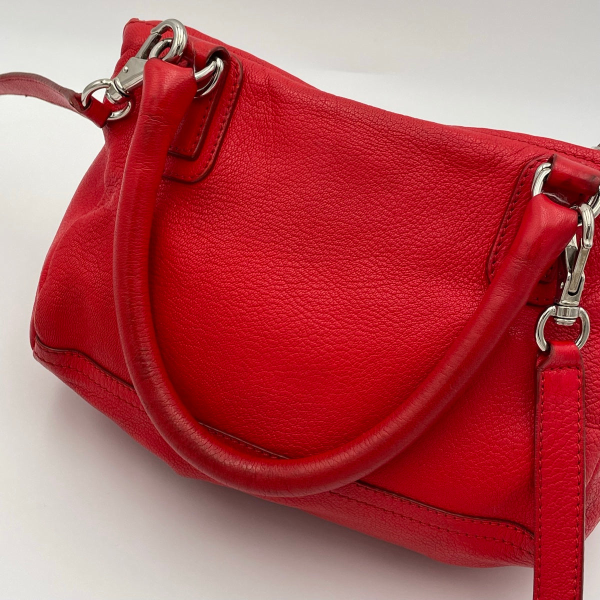 Givenchy Red Pandora Leather Crossbody Bag