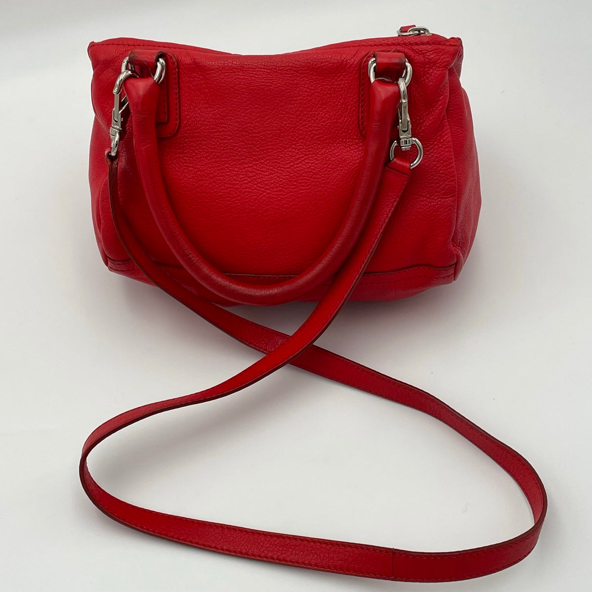 Givenchy Red Pandora Leather Crossbody Bag