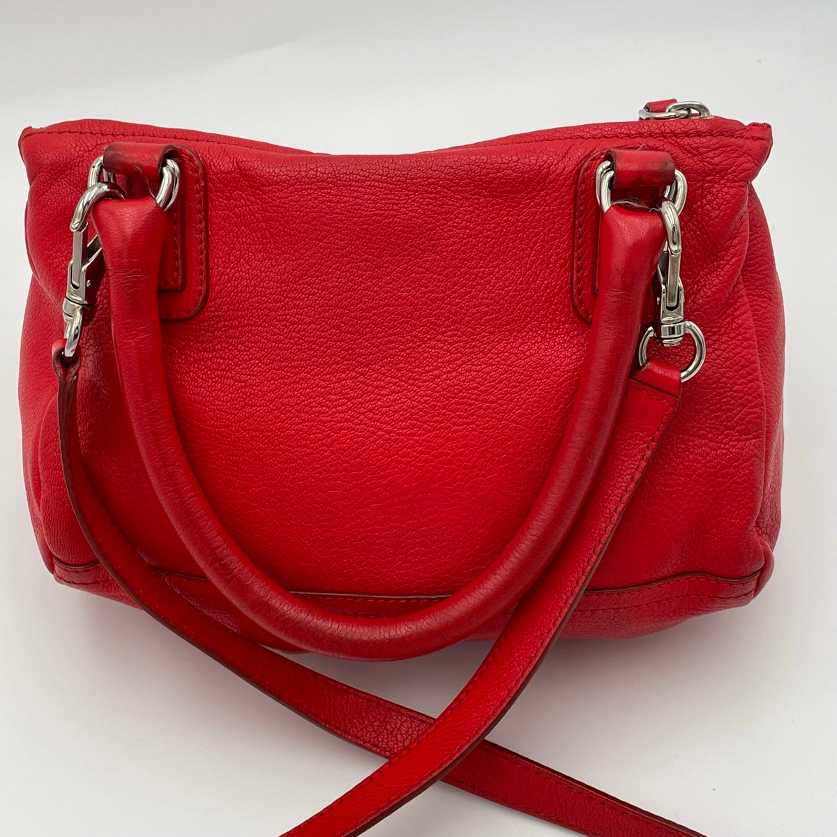 Givenchy Red Pandora Leather Crossbody Bag